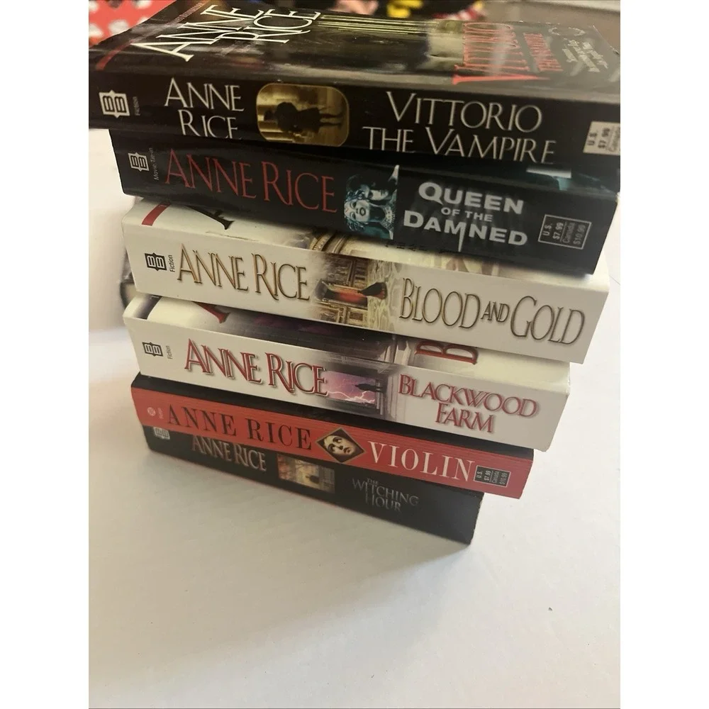 Anne Rice lot 9 paperback books from the Vampire Chronicles, Mayfair Witches +